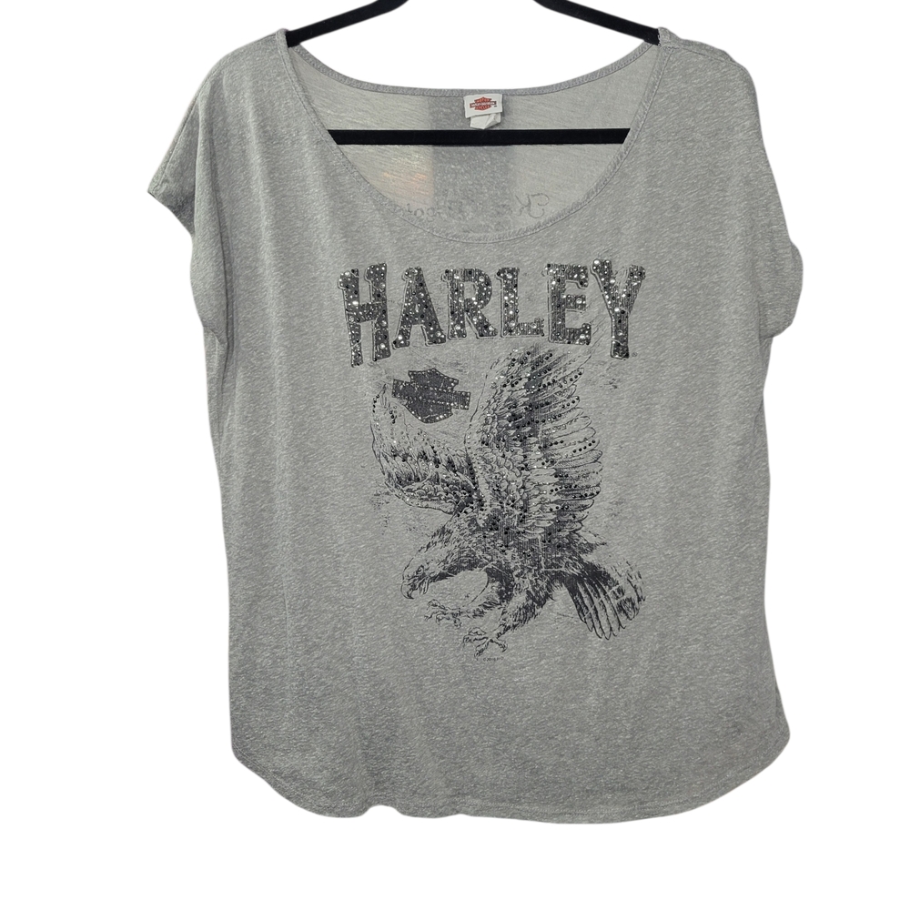 Harley-Davidson Gray Eagle Graphic Tee